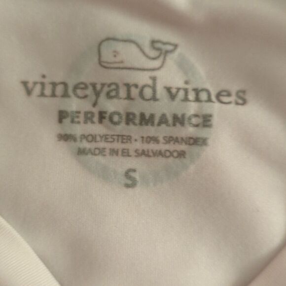 Vineyard Vines Whale Long-Sleeve Performance Sport Tee Men's sz S - Picture 9 of 9